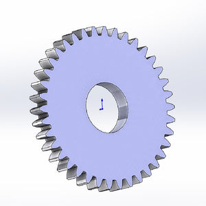 M1-M1.5-M2 Gear Library (STEP Files)