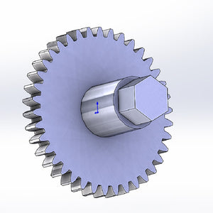 M1-M1.5-M2 Gear Library (STEP Files)