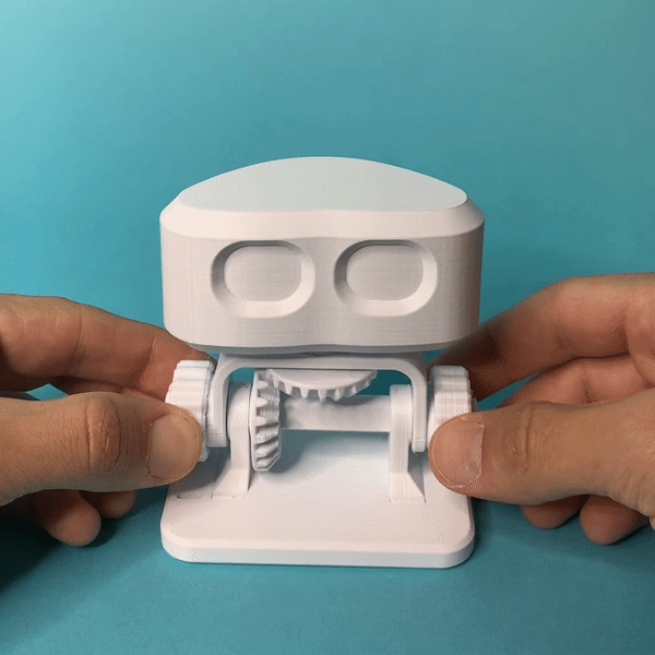 RobBob the Robot Head Kinetic Sculpture